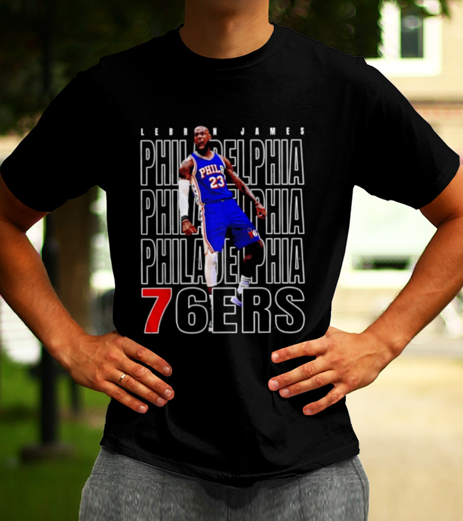 LeBron James Philadelphia 76ers Basketball 2026 T-Shirt
