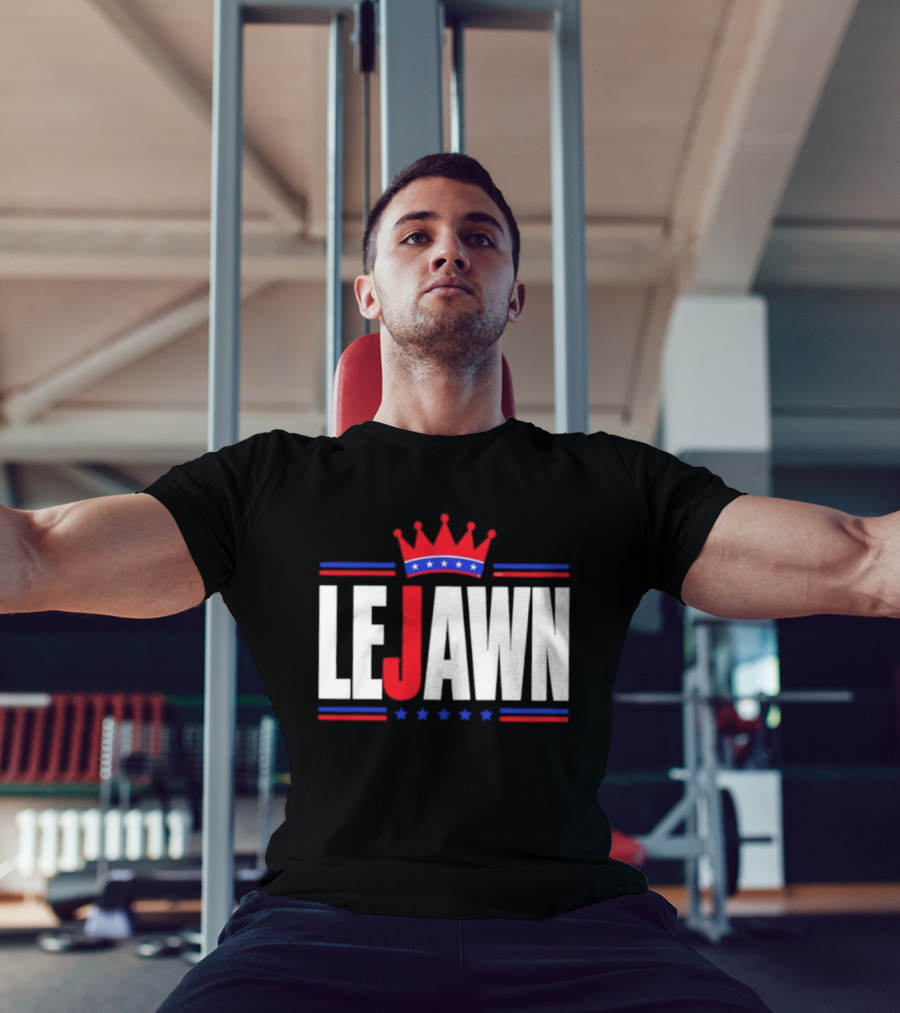 LeJawn King Crown LeBron James Philadelphia 76ers NBA 2026 T-Shirt