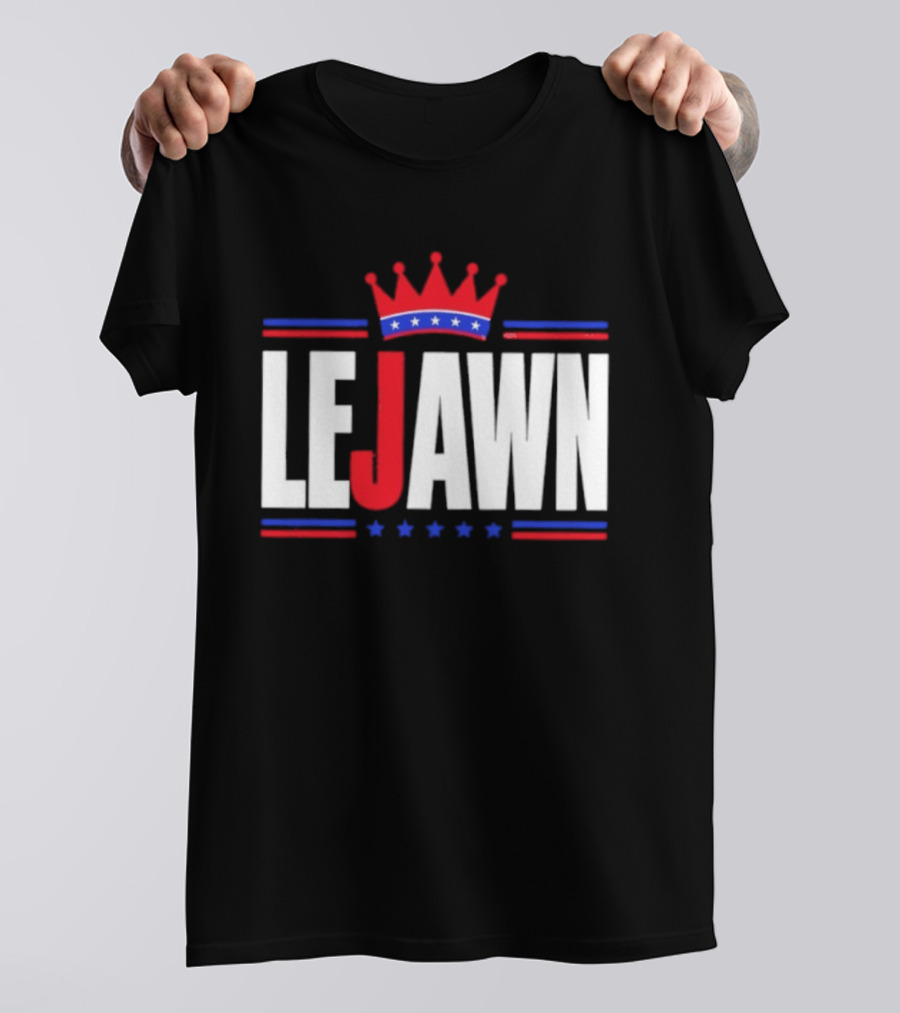 LeJawn King Crown LeBron James Philadelphia 76ers NBA 2026 T-Shirt