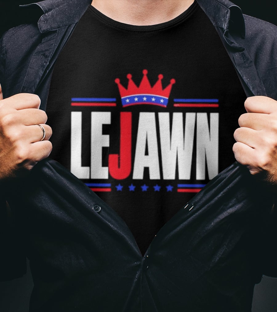 LeJawn King Crown LeBron James Philadelphia 76ers NBA 2026 T-Shirt