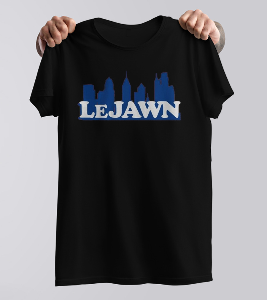 LeJawn Philadelphia 76ers City Skyline T-Shirt