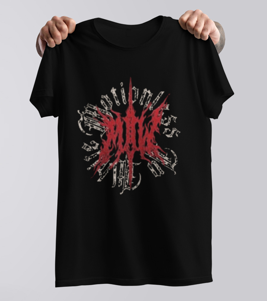 Motionless In White The Sweat And Blood Tour 2026 Dates Decades T-Shirt