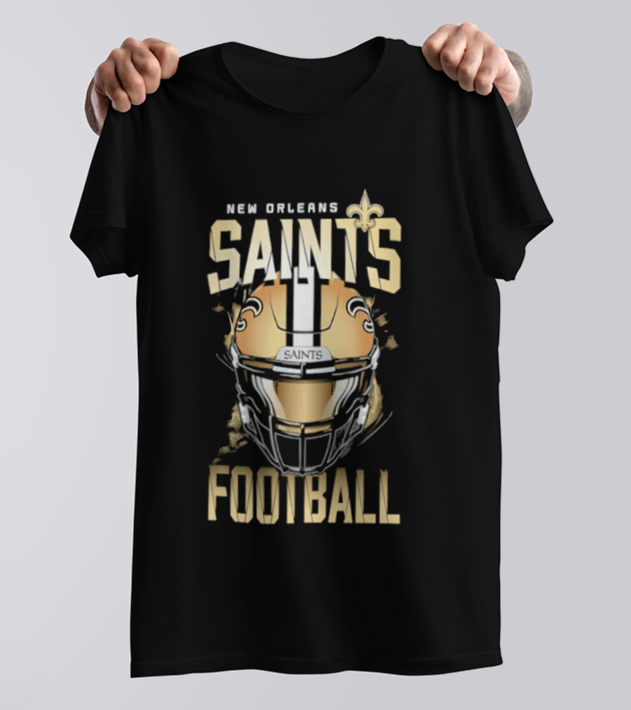 New Orleans Saints Football Helmet 2026 T-Shirt