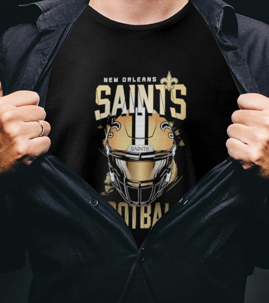 New Orleans Saints Football Helmet 2026 T-Shirt