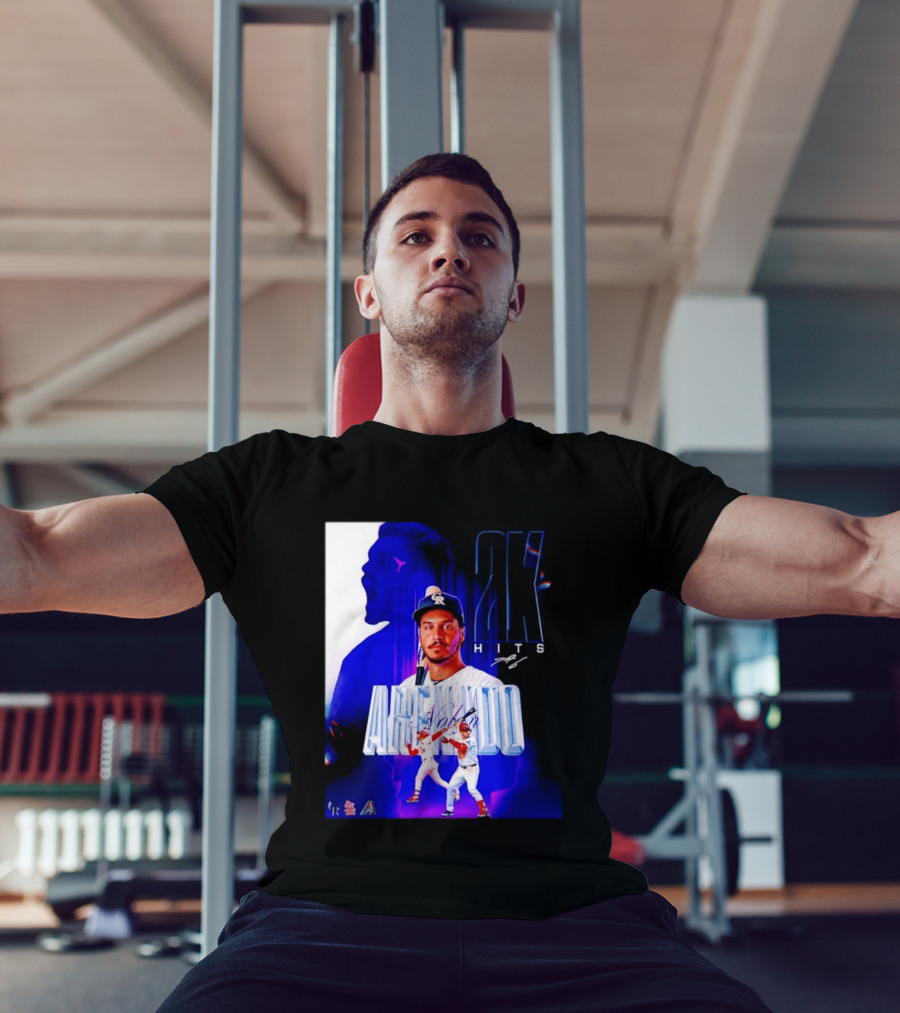 Nolan Arenado 2K Hits Retro Baseball Milestone Celebration T-Shirt