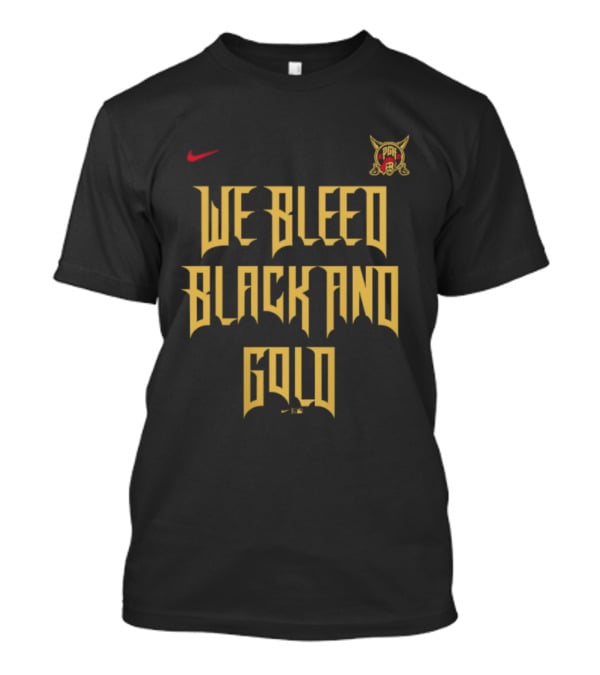 Pittsburgh Pirates We Bleed Black And Gold City Connect Nike T-Shirt