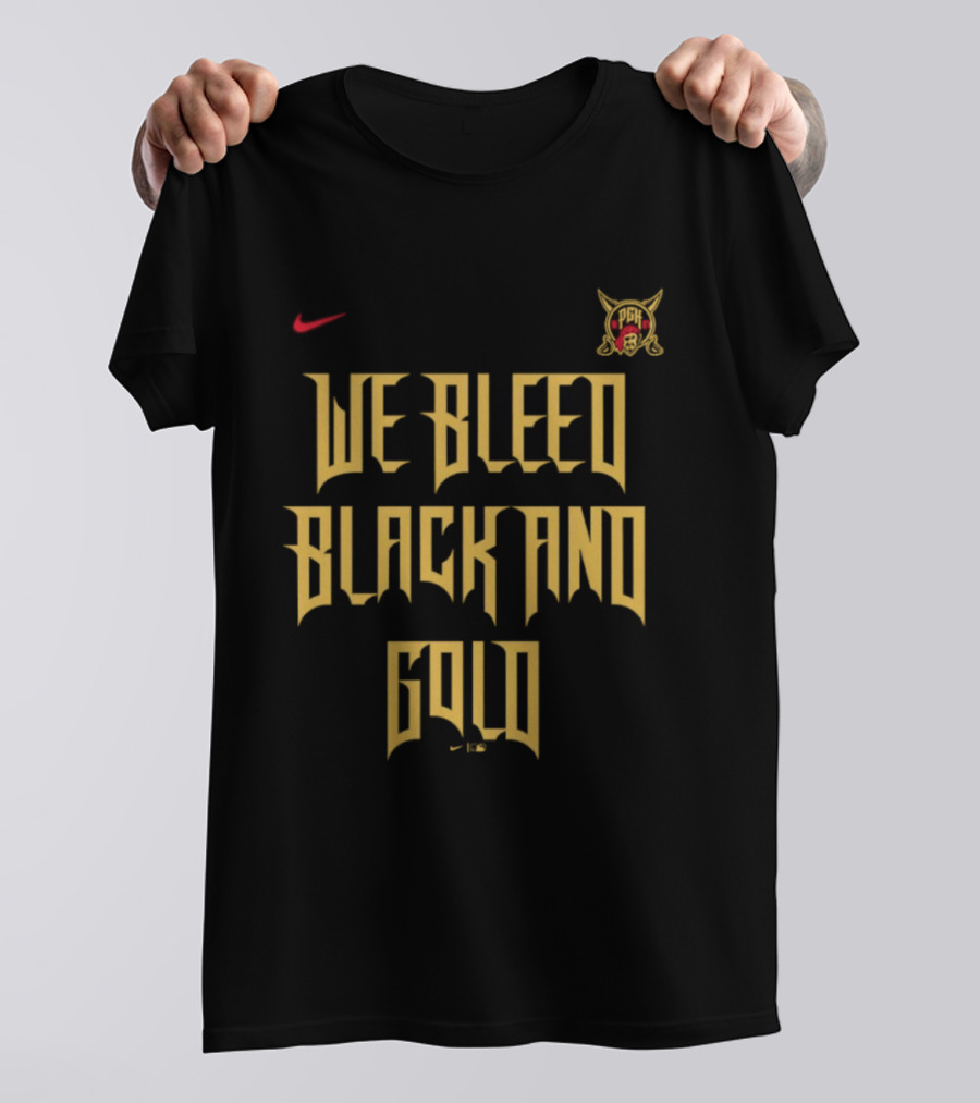 Pittsburgh Pirates We Bleed Black And Gold City Connect Nike T-Shirt