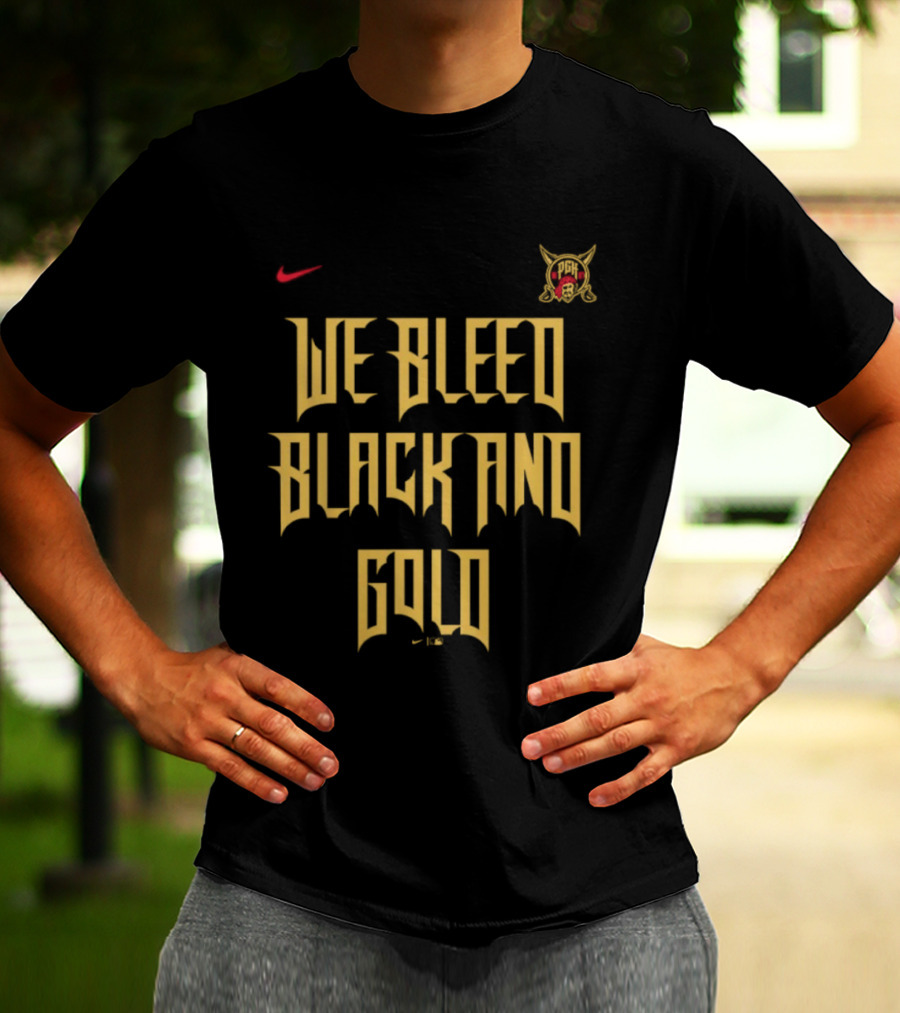 Pittsburgh Pirates We Bleed Black And Gold City Connect Nike T-Shirt