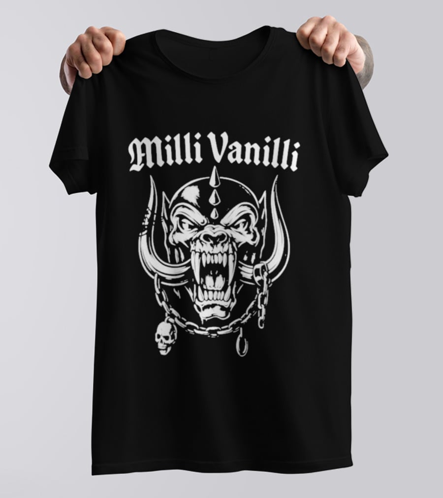 Milli Vanilli Motorhead Snaggletooth T-Shirt