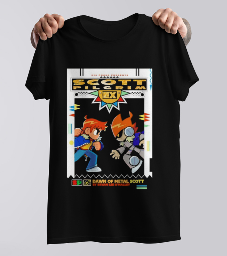 Scott Pilgrim Oni Press Bryan Lee O'Malley Damns Of Nega Scott T-Shirt