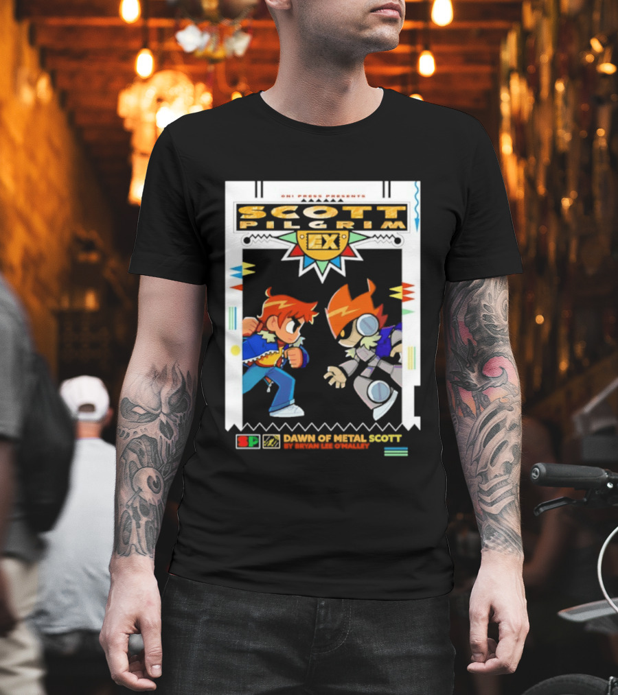 Scott Pilgrim Oni Press Bryan Lee O'Malley Damns Of Nega Scott T-Shirt