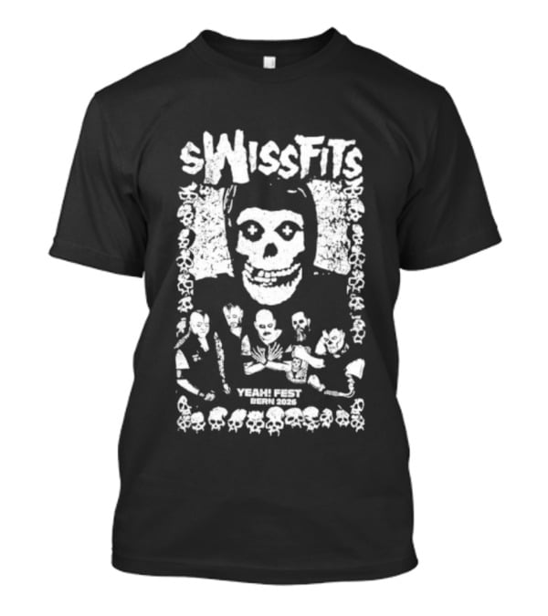 Swissfits Yeah! Fest Bern 2026 Punk Rock Skull Skeletons T-Shirt