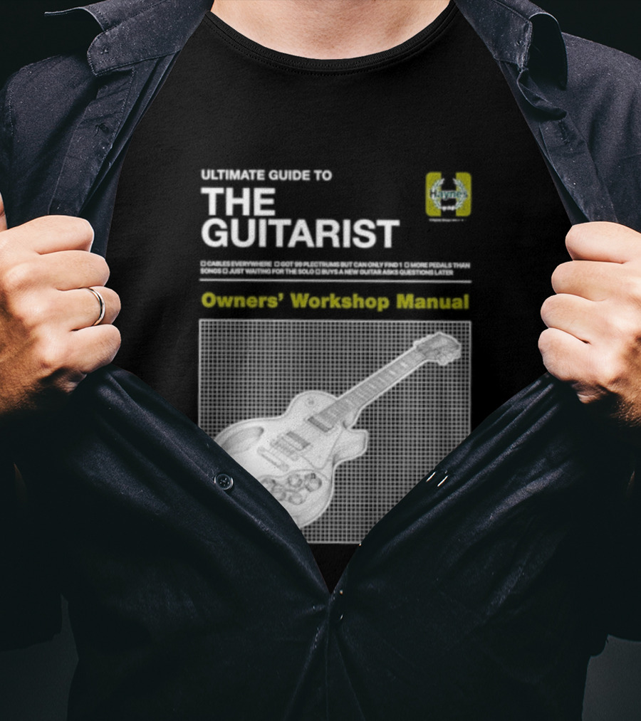 Owners' Workshop Manual For The Guitarist Ultimate Guide T-Shirt