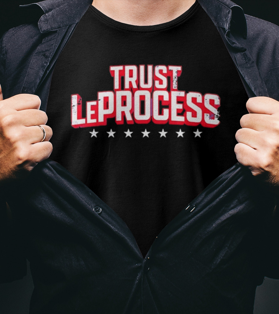 Trust LeProcess Basketball Phrase With Stars T-Shirt