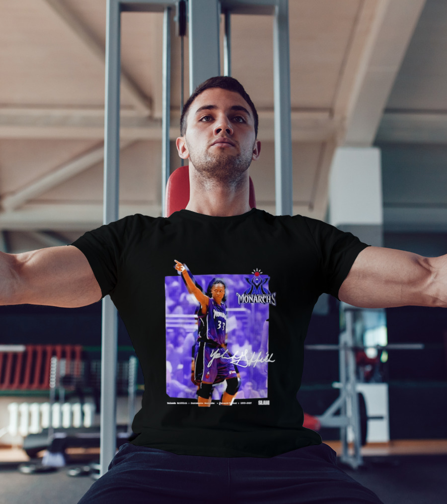 WNBA Yolanda Griffith 33 Sacramento Monarchs Basketball Legends T-Shirt