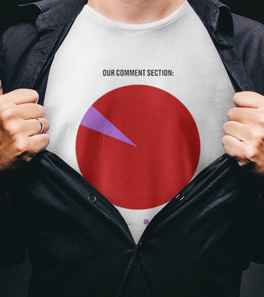 Our Comment Section Bring Back Purple Bag Haters Chart T-Shirt