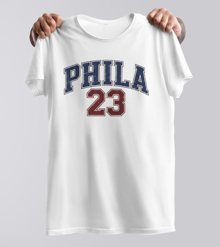 Phila 23 LeBron James Philadelphia 76ers NBA 2026 T-Shirt