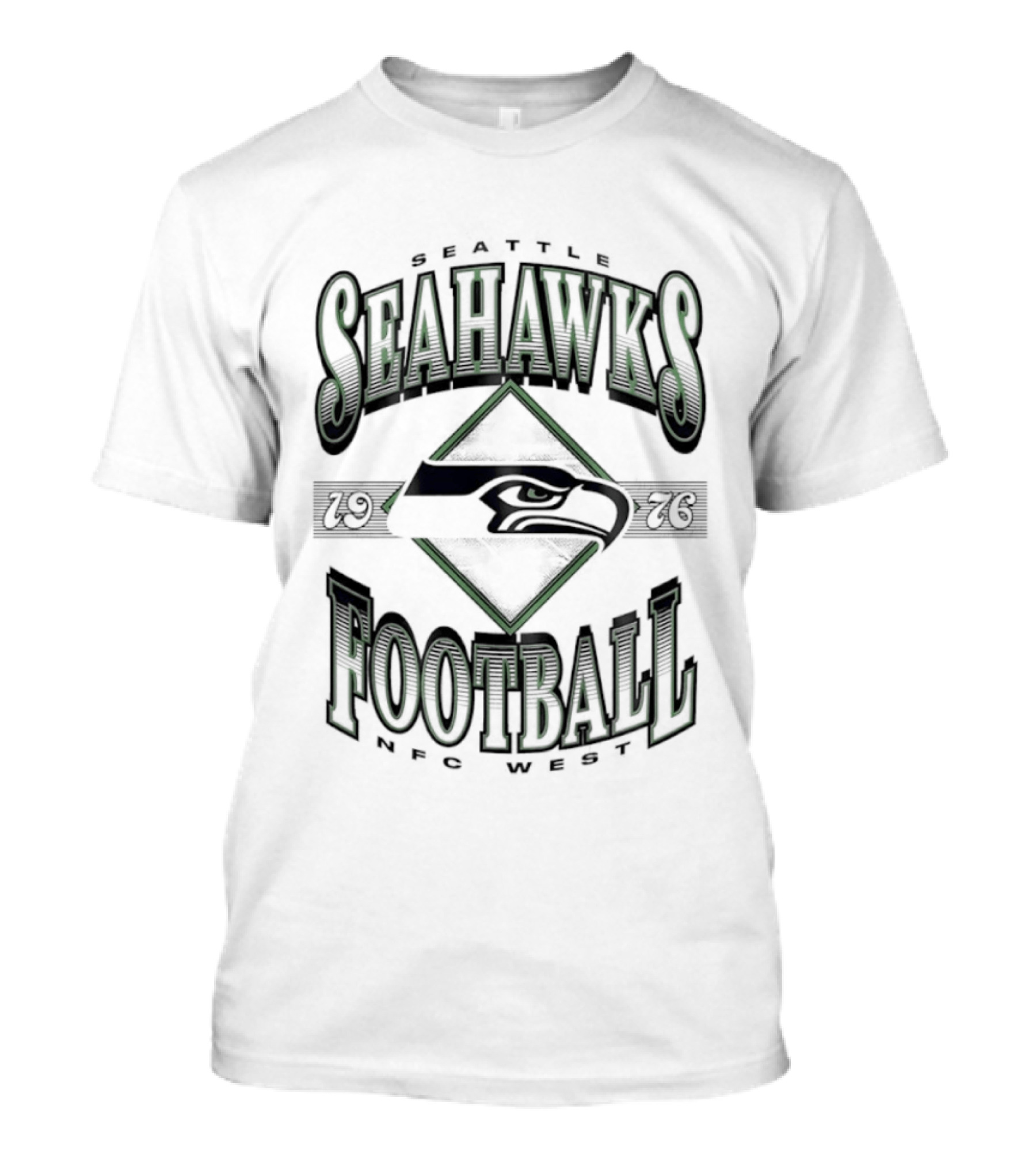 Seahawks 1976 Football NFC West T-Shirt