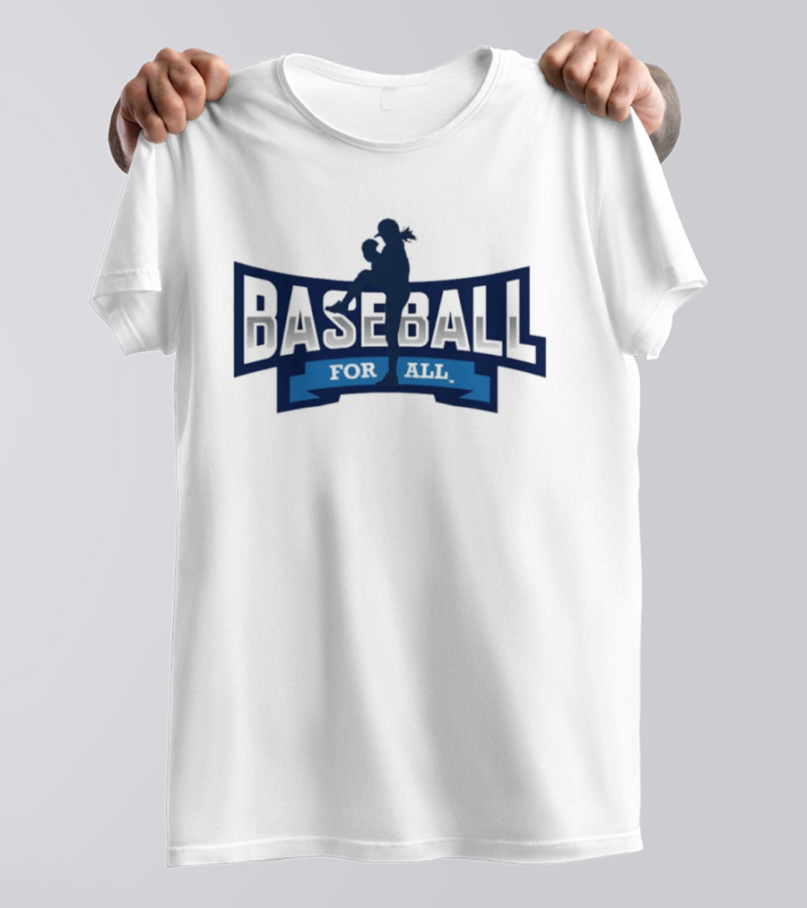 Baseball For All Inclusive Sport Silhouette Pitcher T-Shirt