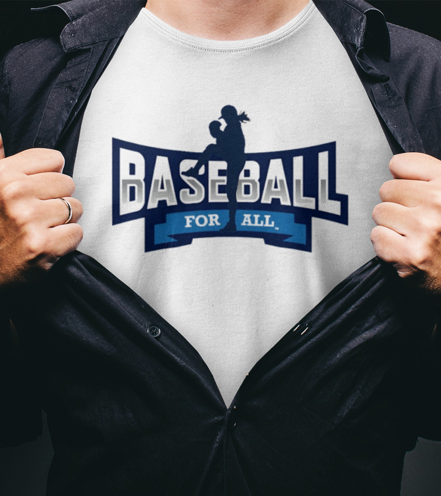 Baseball For All Inclusive Sport Silhouette Pitcher T-Shirt