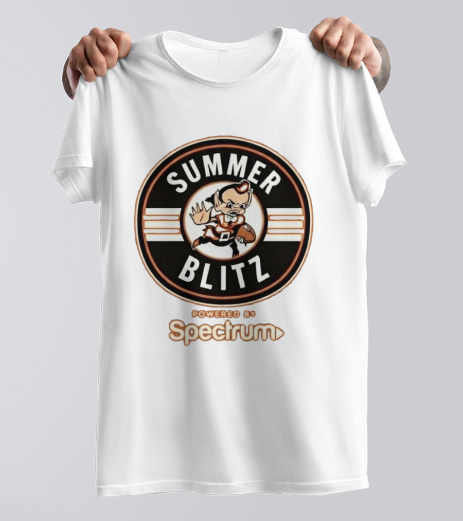 Summer Blitz Browns Powered By Spectrum T-Shirt