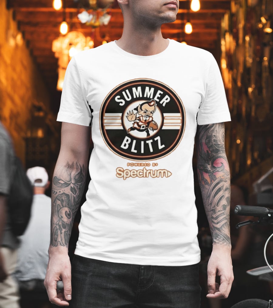 Summer Blitz Browns Powered By Spectrum T-Shirt