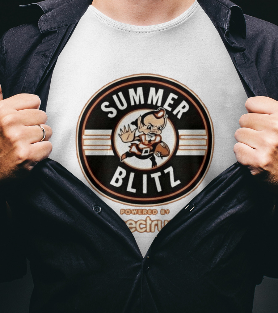 Summer Blitz Browns Powered By Spectrum T-Shirt