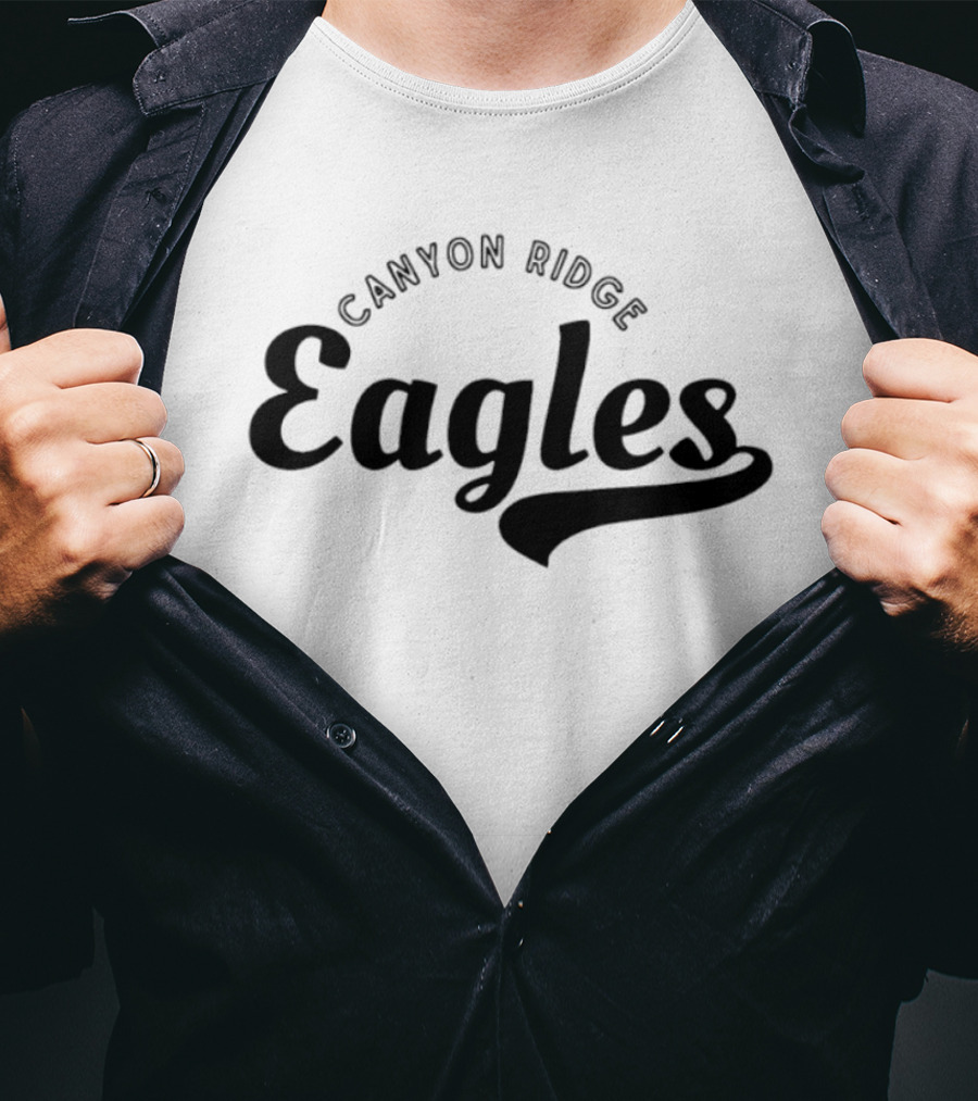 Canyon Ridge Eagles 2026 Trio Crown Arc T-Shirt