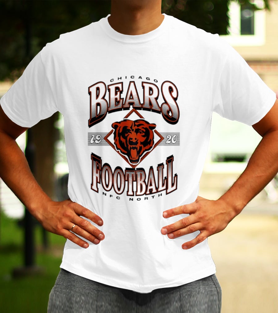 Chicago Bears 1920 Football NFC North Bear T-Shirt