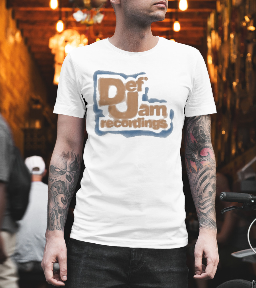 Def Jam Recordings Home Team Classic Music Branding T-Shirt