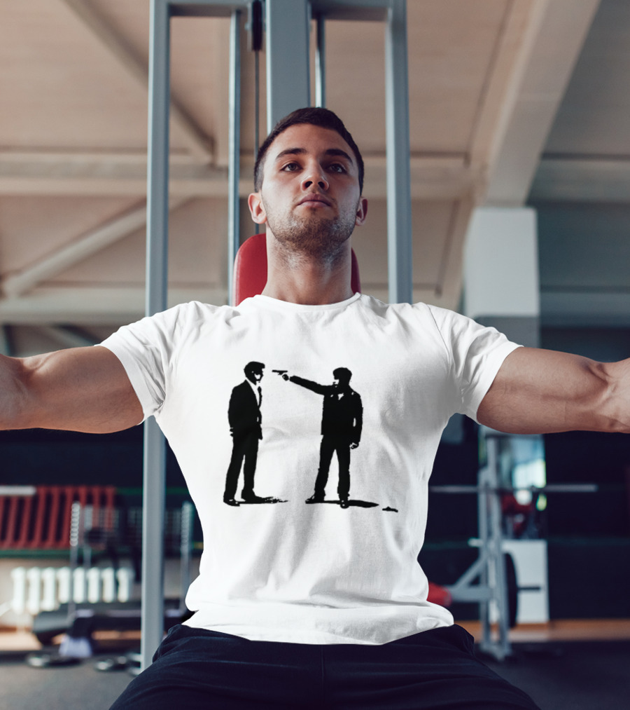 Infernal Affairs Hong Kong Crime Drama Iconic Confrontation Scene T-Shirt