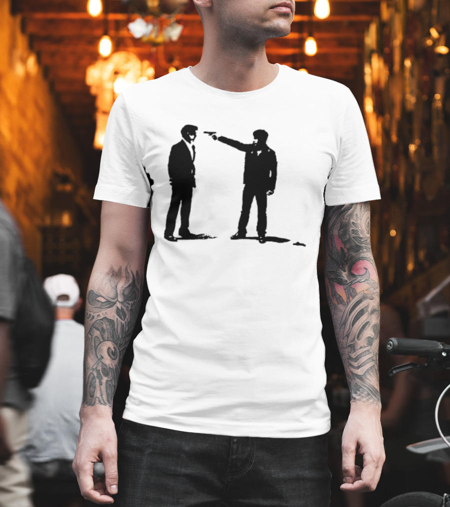 Infernal Affairs Hong Kong Crime Drama Iconic Confrontation Scene T-Shirt