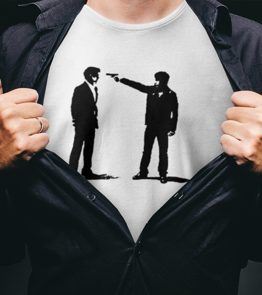 Infernal Affairs Hong Kong Crime Drama Iconic Confrontation Scene T-Shirt