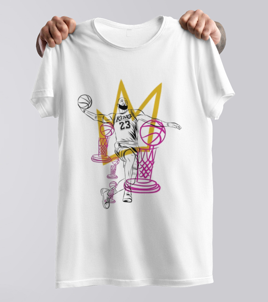 LeBron James King Of 23 Philadelphia Sixers 2026 T-Shirt