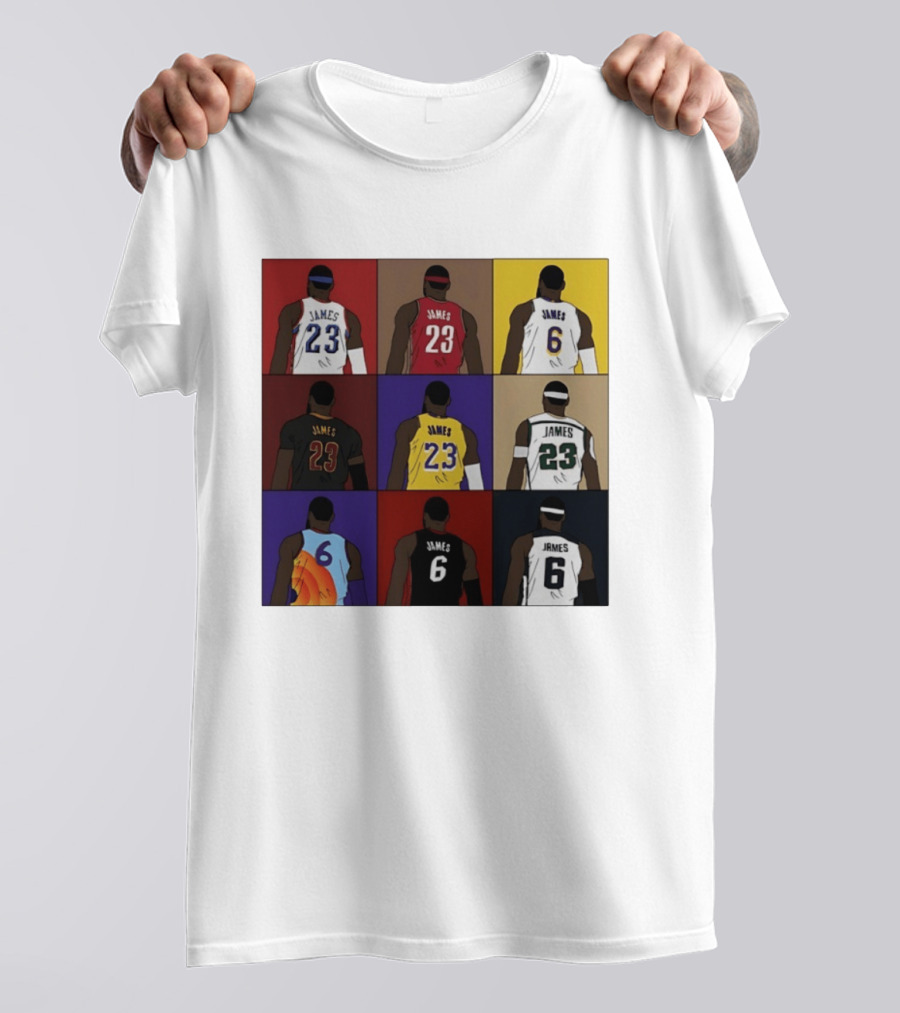 LeBron James Each Team History Philadelphia 76ers NBA 2026 T-Shirt