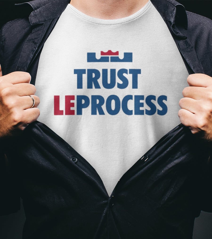 LeBron James Philadelphia 76ers Trust LeProcess Basketball T-Shirt