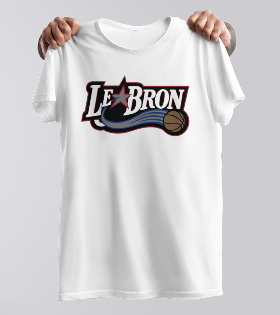 Lebron James Reimagined With Philadelphia 76ers NBA Basketball T-Shirt