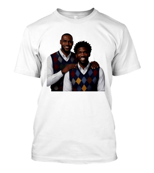 Lebron James Joel Embiid Philadelphia 76ers Step Brothers Crossover NBA Comedy T-Shirt