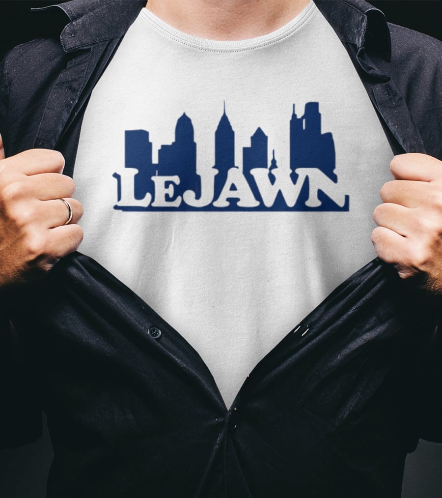 LeJawn Philadelphia City Skyline LeBron James T-Shirt
