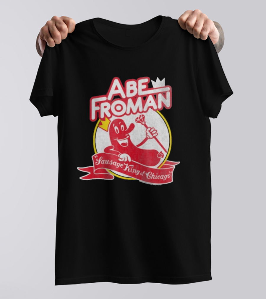 Abe Froman Sausage King Of Chicago Diamond Cane And Crown T-Shirt