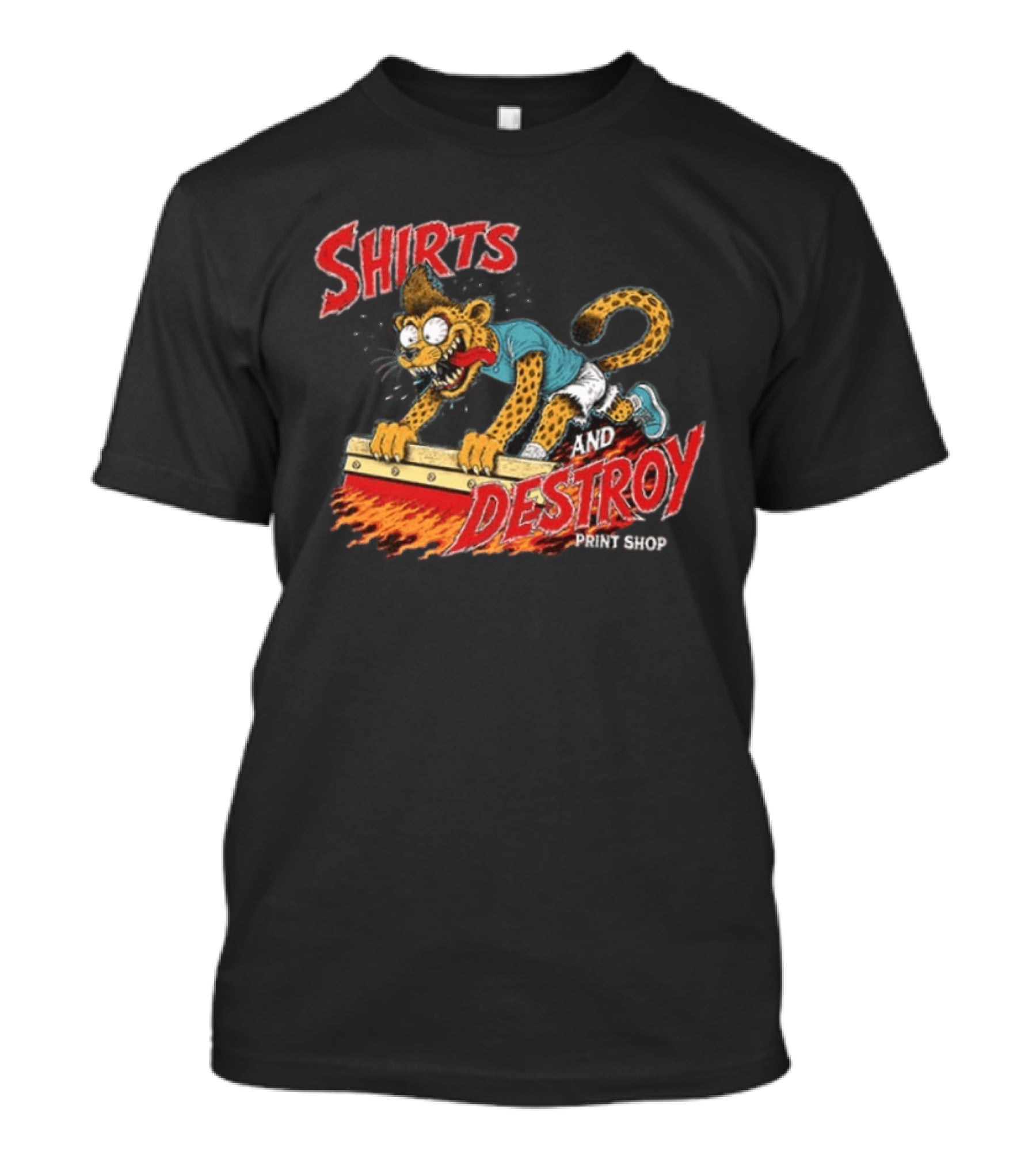 Shirts And Destroy Print Shop Screem Drinting 2 Sided T-Shirt