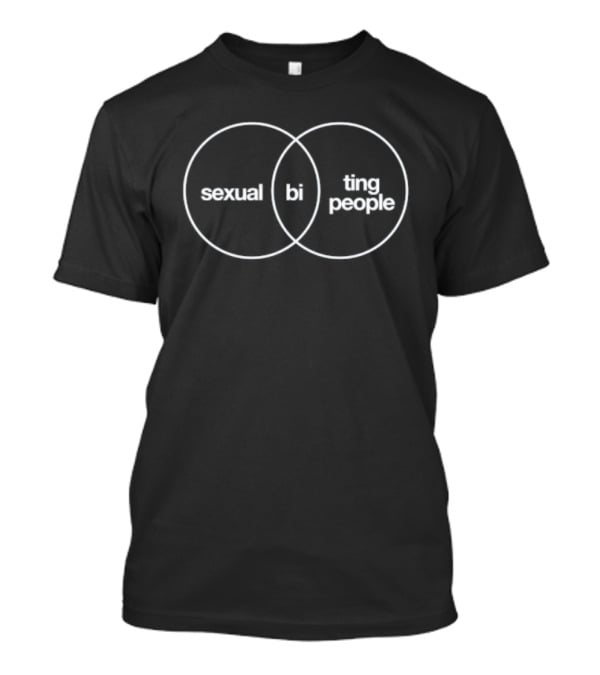 Bisexual Venn Diagram Sexual Ting People Intersection T-Shirt