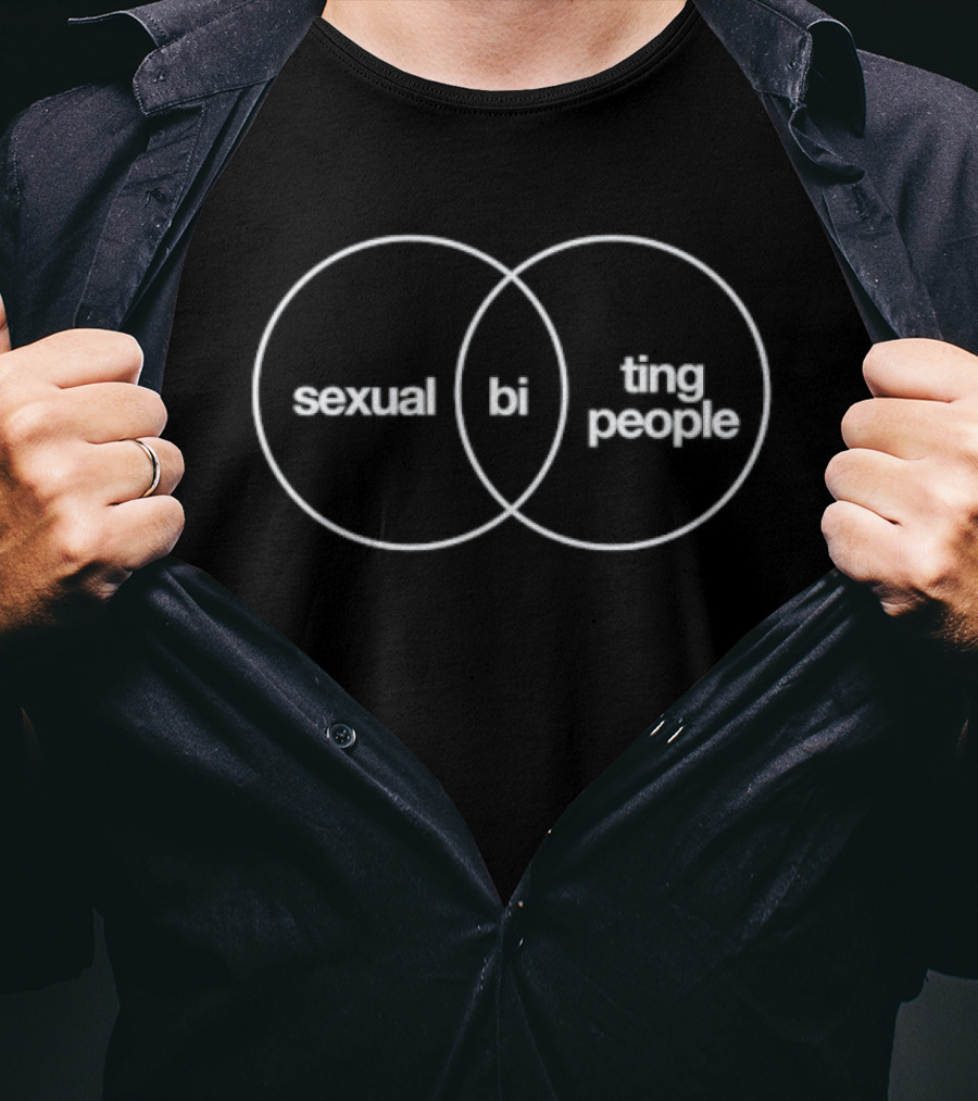 Bisexual Venn Diagram Sexual Ting People Intersection T-Shirt