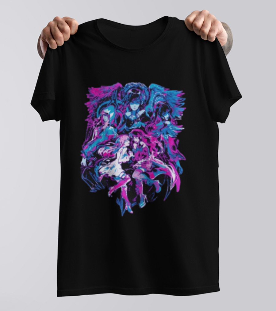 Final Fantasy XIV Rewritten Futures Characters Artwork Fantasy T-Shirt