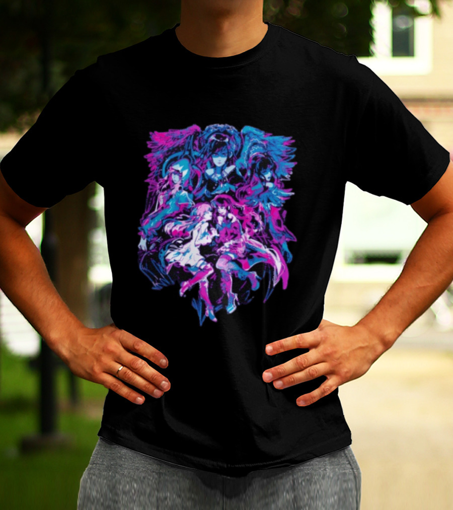 Final Fantasy XIV Rewritten Futures Characters Artwork Fantasy T-Shirt