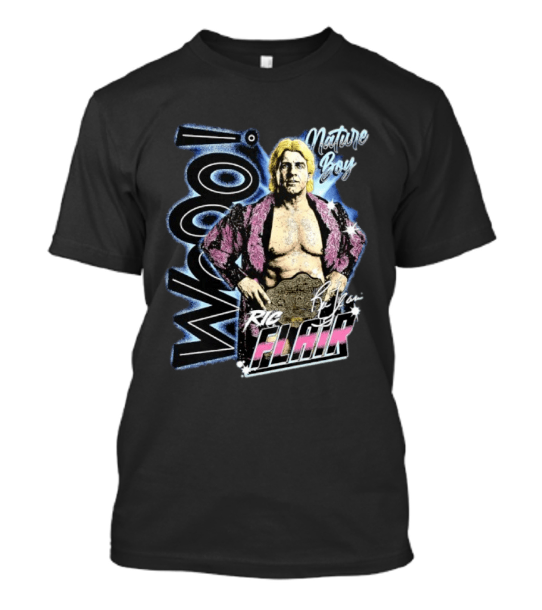 Ric Flair Nature Boy Wooo Wrestling Flair WWE T-Shirt