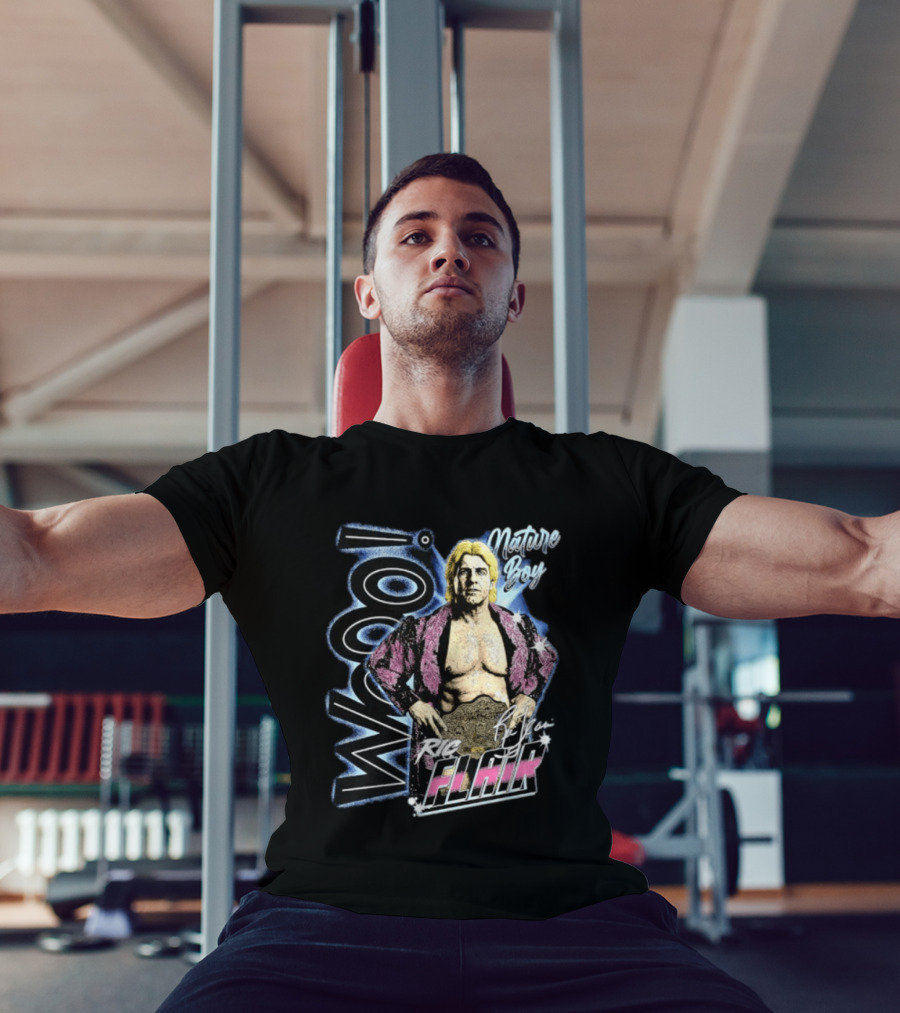Ric Flair Nature Boy Wooo Wrestling Flair WWE T-Shirt