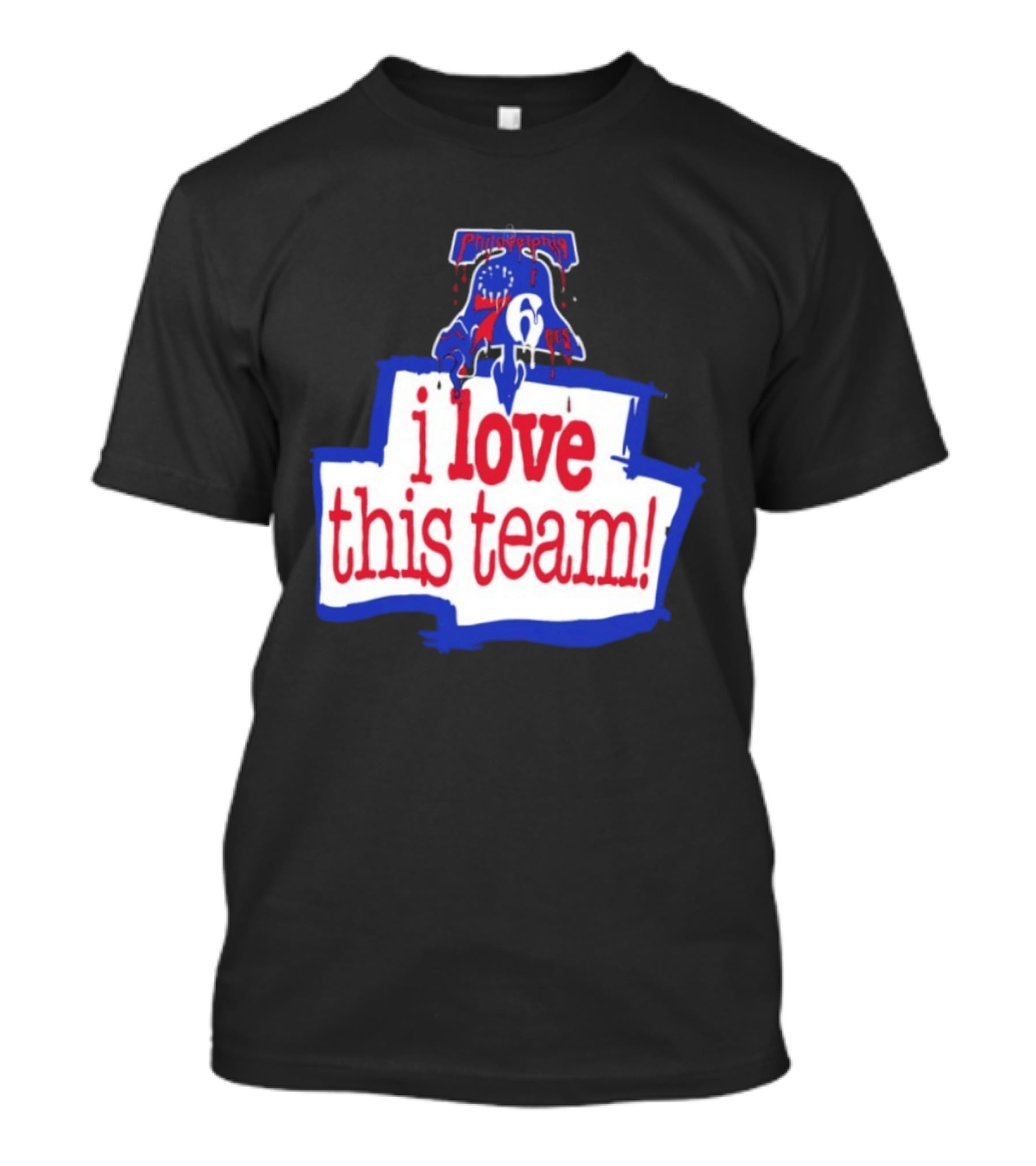 I Love This Team Philadelphia 76ers Basketball 23 LeBron James T-Shirt