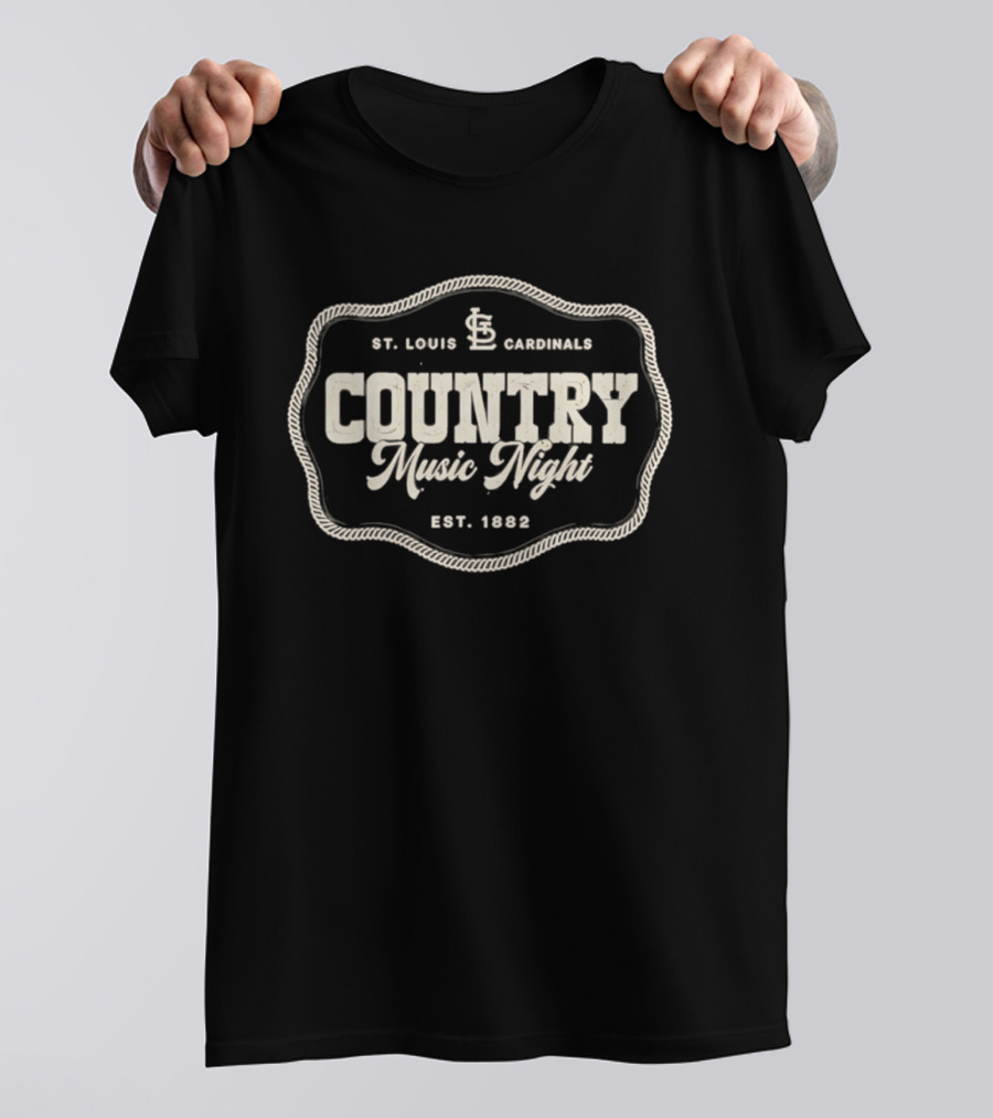 St. Louis Cardinals Country Music Night Est. 1892 T-Shirt