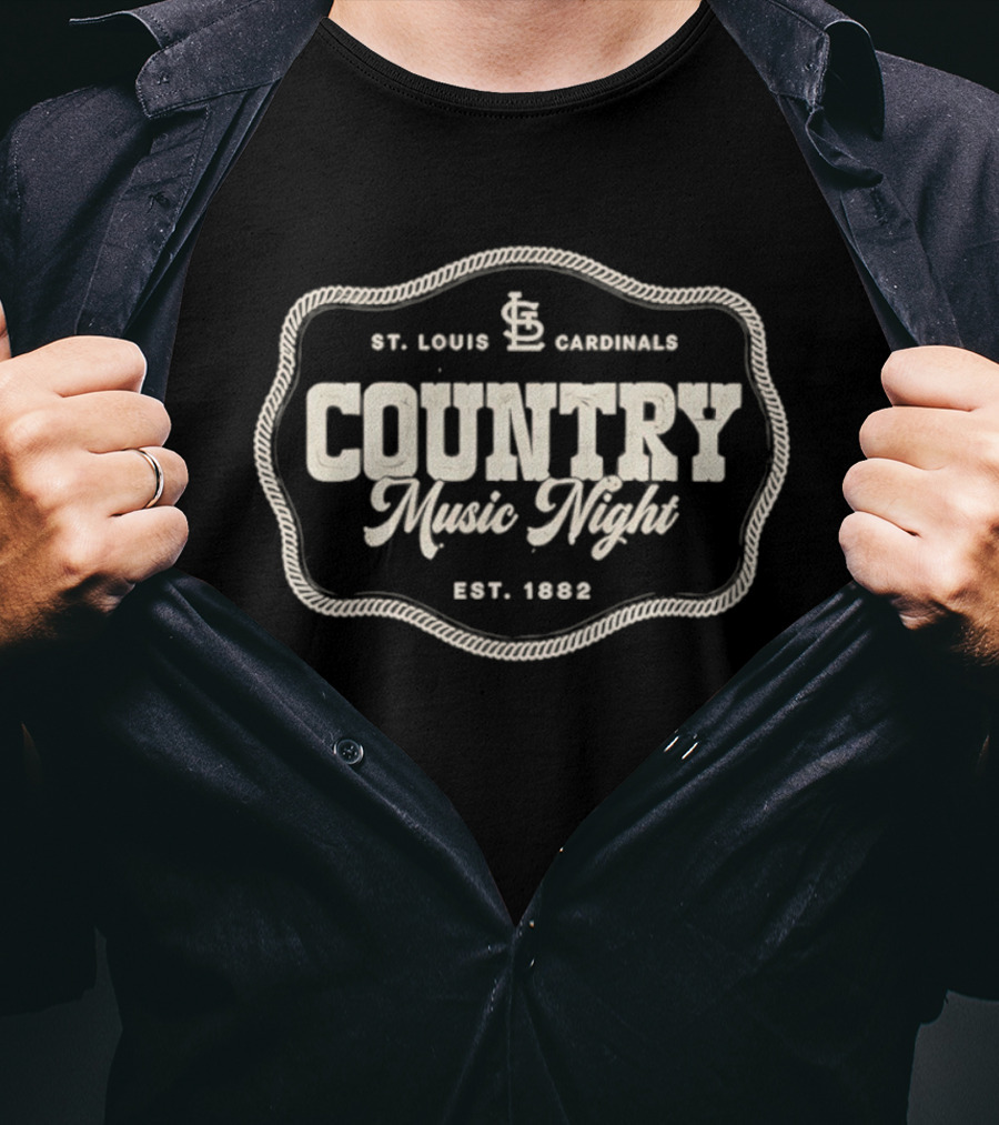 St. Louis Cardinals Country Music Night Est. 1892 T-Shirt
